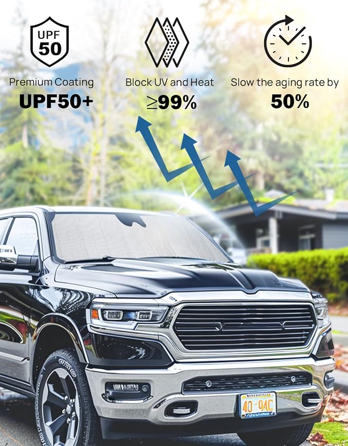 Windshield Sun Shade Compatible - Image 4