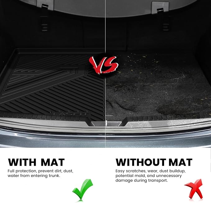 LASFIT Cargo Mat for Mazda CX5 2017-2025, CX 5 All Weather Trunk Mat for 2017 - Image 2