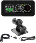 GPS Car Digital Inclinometer for Off Road Vehicles, Head Up Display DC 10-30v by MOTOCOCHE