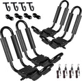 FORWODE Heavy Duty Kayak Roof Rack, 2 Pair J-Bar Kayak Rack by FORWODE