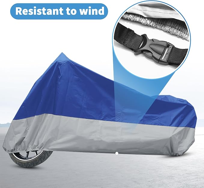 X AUTOHAUX Motorcycle Cover for Harley Davidson for Honda for Suzuki All Season - Image 5