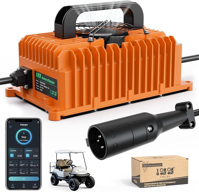 10L0L 15 Amp 48 Volt Golf Cart Charger by 10L0L