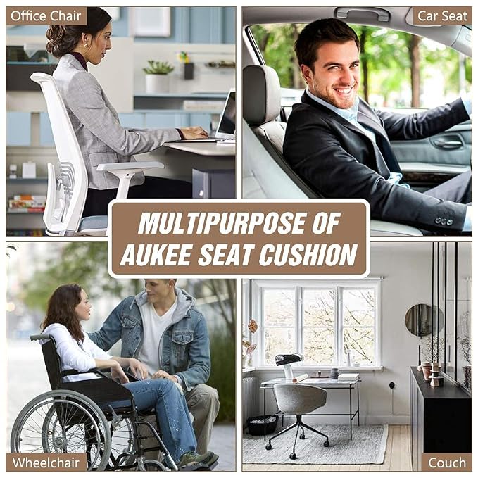 MYFAMIREA Car Seat Cushion Pad 1.2" Thick Comfort Seat Protector - Image 7