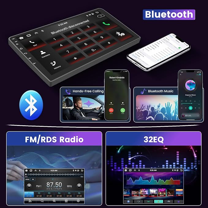 8 Core 4G+64G Car Stereo for Toyota Corolla EX 2007-2012 5G WiFi DSP/32EQ - Image 4