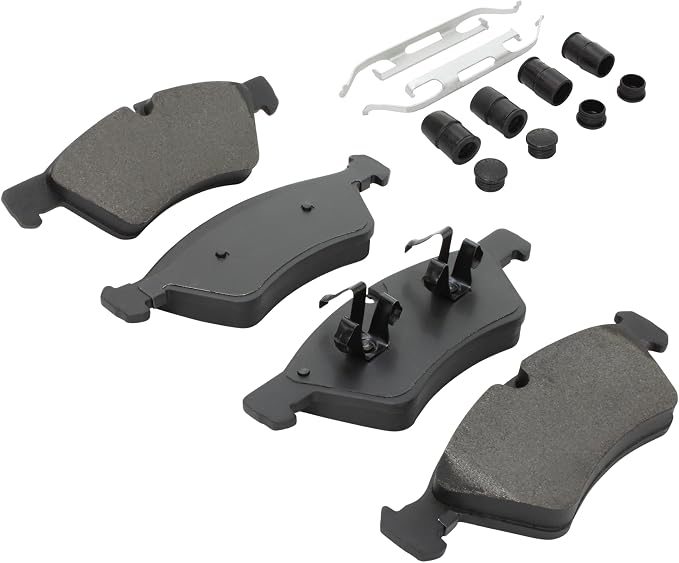 Premium Semi-Metallic Front Brake Pads Compatible - Image 2