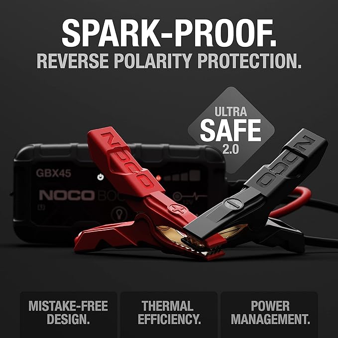 NOCO Boost X GBX45: 1250A UltraSafe Jump Starter – 12V Lithium Battery Booster - Image 4