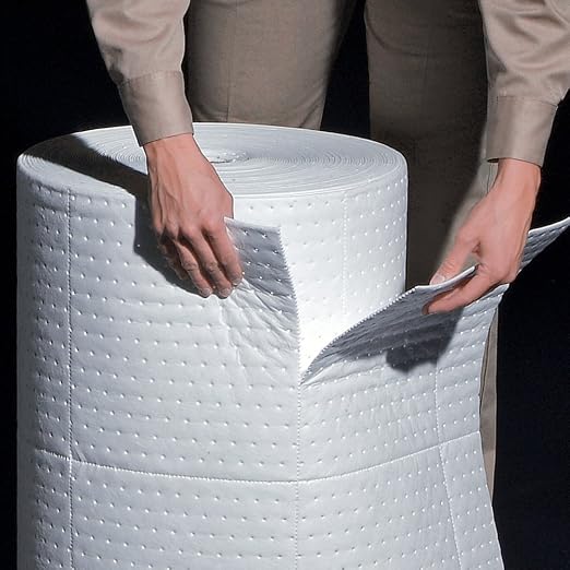 PIG Oil-Only Absorbent Mat Roll | Heavyweight | Absorbs 32.4 gal per roll | - Image 5