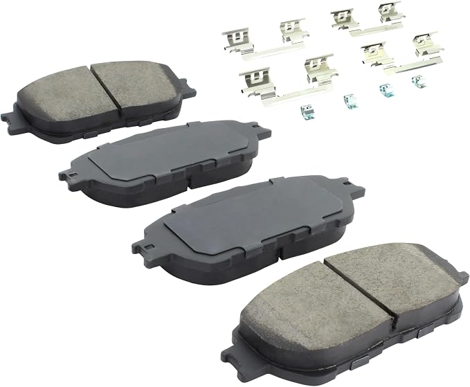 Premium Ceramic Front Brake Pads Compatible - Image 2