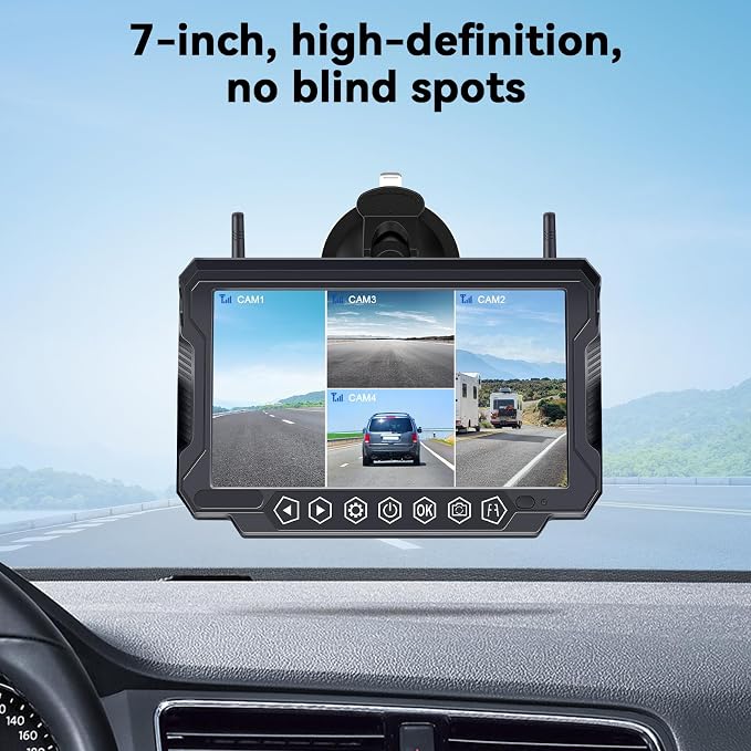 RV Backup Camera Wireless 7-inch - Image 5