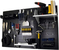 Wall Control Pegboard Organizer 4 ft. Metal Pegboard Standard Tool Storage Kit by Wall+Control