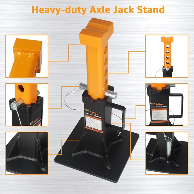 BESTOOL Heavy Duty Jack Stand，Car Jack Stand - Image 2