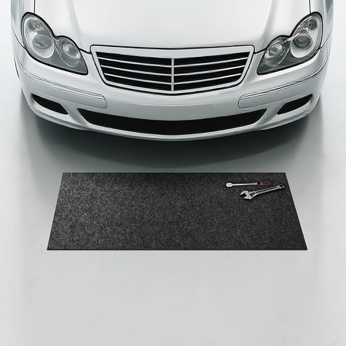 WELKIN Oil Spill Mat, Absorbent Oil Pad Protects Floor, Garage Floor Mat by WELKIN