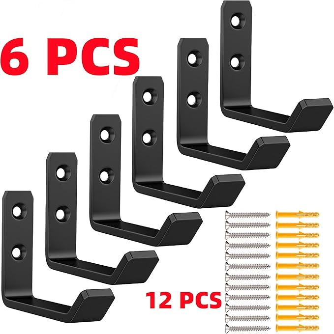 6 Pack Jack Stands Wall Mount Organizer, Car Jack Stand Wall Hooks - Image 6