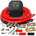 Dual Battery Isolator Kit Heavy Duty 300 AMP 1000 AMP Peak Voltage Sensitive by KeyLine+Chargers
