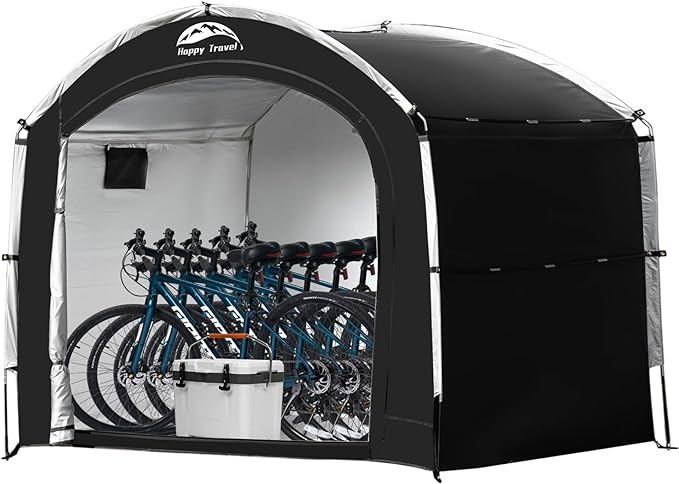 Happy Travel Bike Storage Shed Tent, Outdoor Portable Bicycle Storage Sheds by HappyTravel