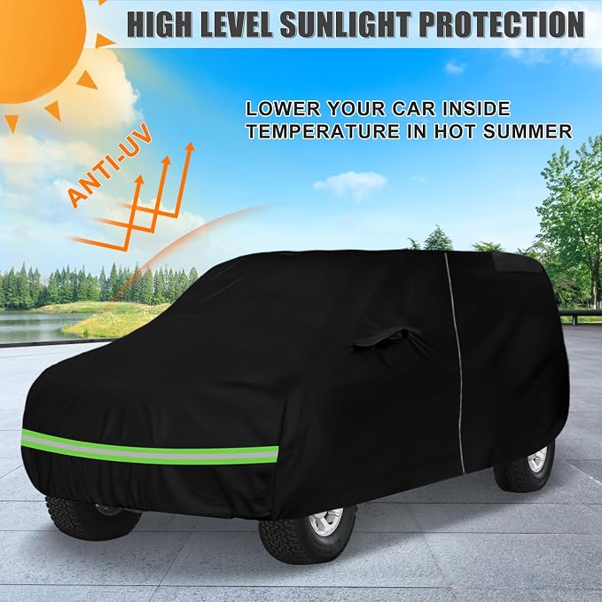 Waterproof Car Cover Compatible - Image 4