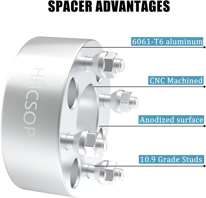 HHCSOP 4x4 2" Golf Cart Wheel Spacers - Image 5
