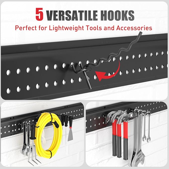 Garage Tool Organizer Wall Mount 48 inches - Image 5
