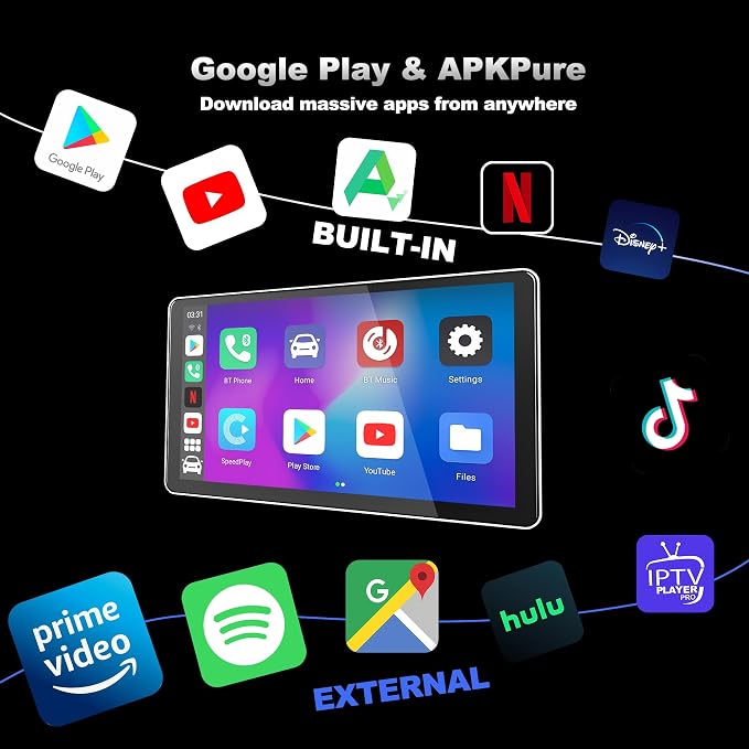 3-in-1 Wireless CarPlay Adapter & Android Auto Wireless Adapter, Plug & Play - Image 3