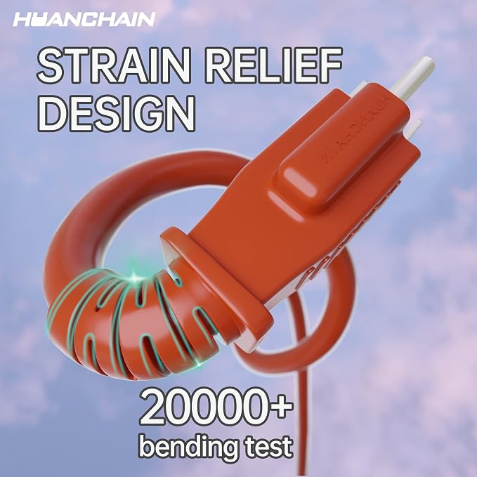 huanchain 75 Foot 16/3 Gauge Outdoor Extension Cord Waterproof, Flexible - Image 2