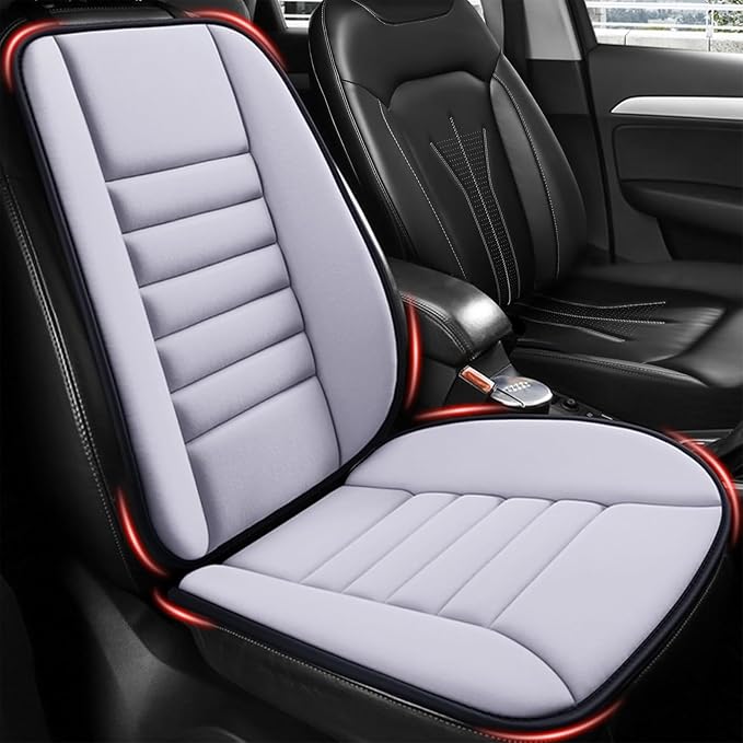 MYFAMIREA Car Seat Cushion and Back Support Pillow 1.2'' Thick Memory Foam Desk by MYFAMIREA