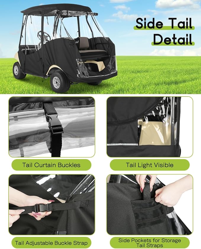 Golf Cart Enclosure 4 Passenger - Image 5