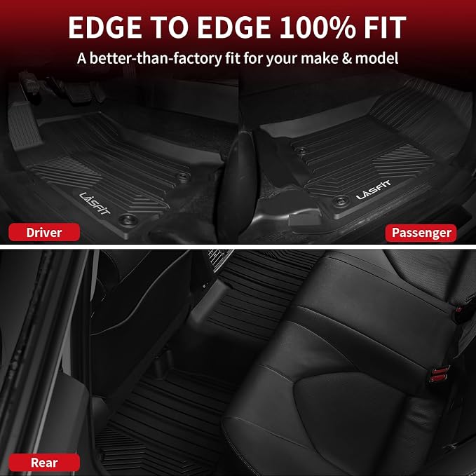 LASFIT Floor Mats for Toyota 4Runner 2013-2024 & for Lexus GX460 2014-2023 - Image 9