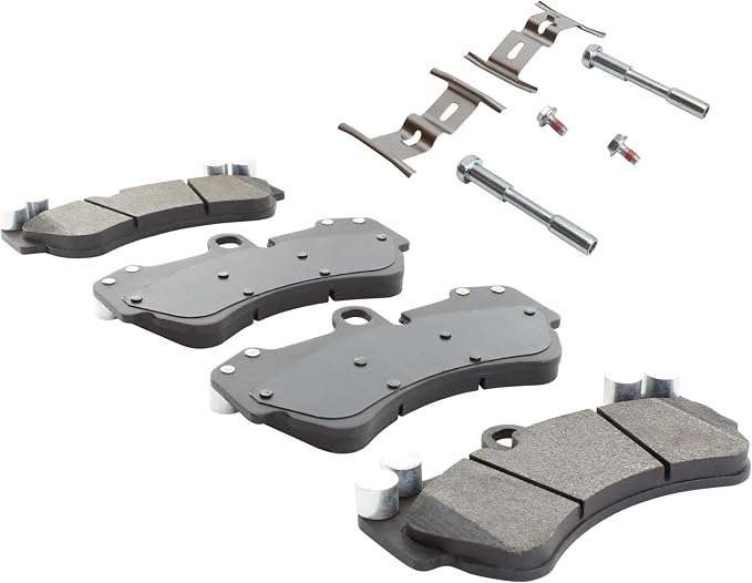 Premium Semi-Metallic Front Brake Pads Compatible - Image 2