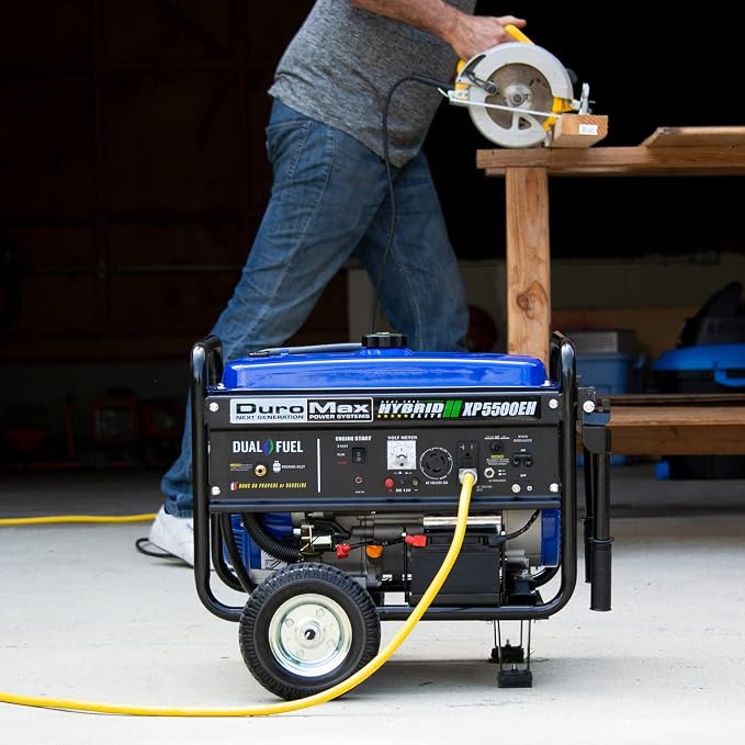 DuroMax XP5500EH 5, 500-Watt Dual Fuel Portable Generator - Image 6