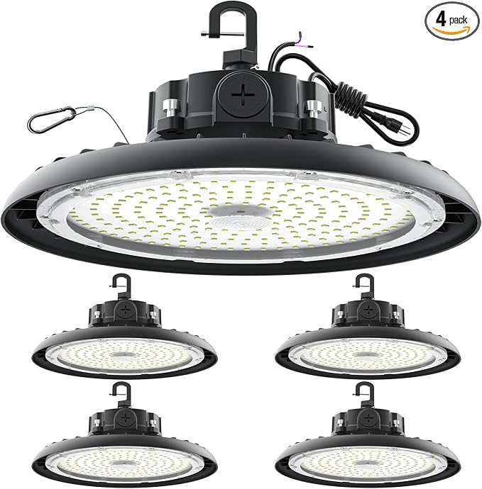 High Bay Lights LED UFO Light 240W LED Shop Lights 6000K IP65 Commercial Bay by AIKVSXER