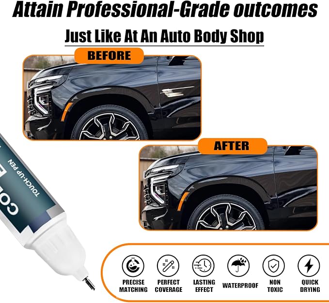Black Touch Up Paint Compatible - Image 2