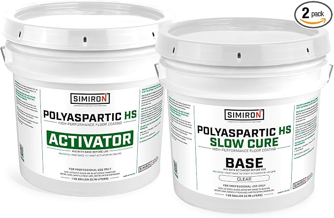 Polyaspartic High Solids Topcoat Coating System by Simiron
