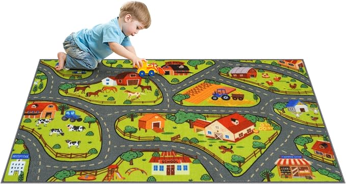 STARUIA 60" x 32" Washable Kids Rug by STARUIA