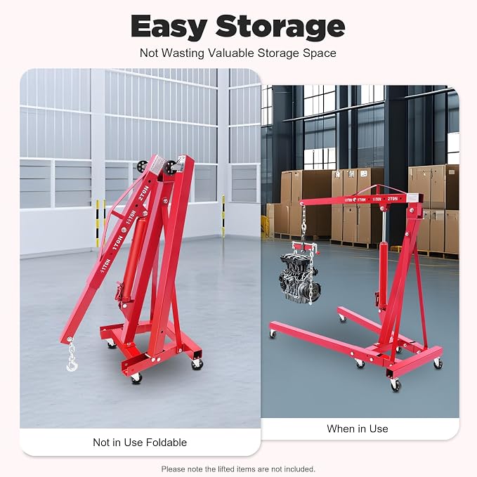 Folding Engine Crane 2 Ton Folding Engine Hoist - Image 6
