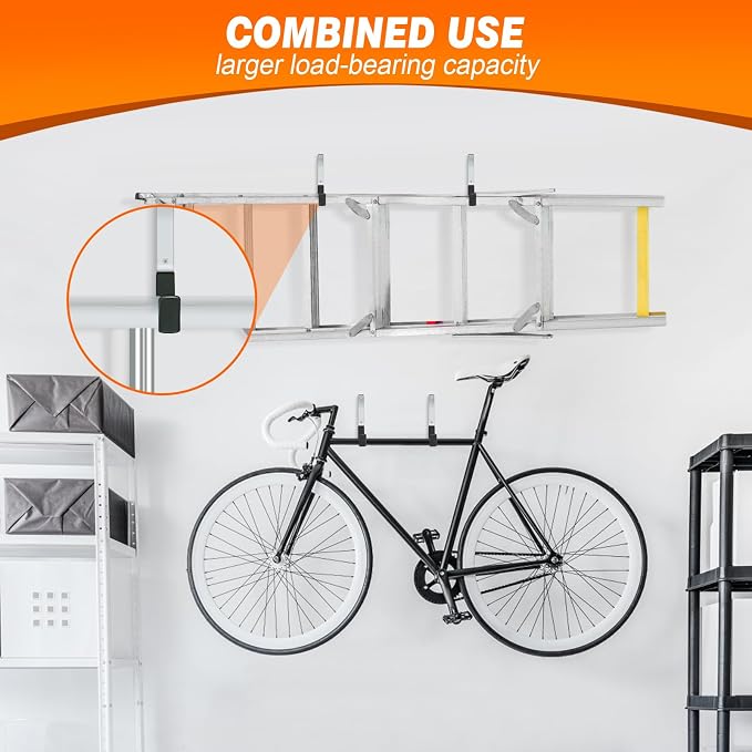 Garage Hooks Heavy Duty Bike Hooks - Image 3