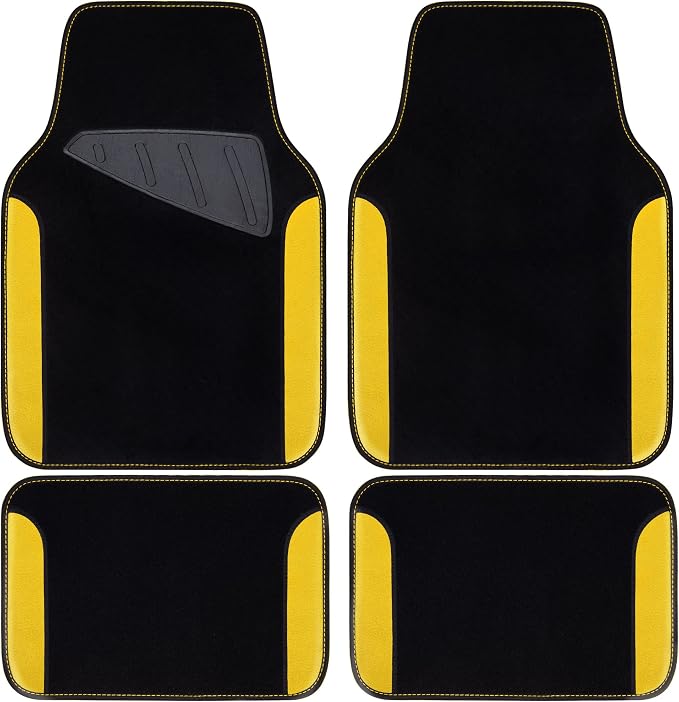 CAR PASS Waterproof Universal Fit Car Floor Mats, Car Mats Fit by CARPASS