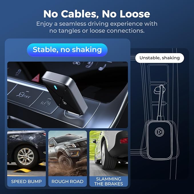 Wireless CarPlay Adapter for iPhone, Mini Size for Apple CarPlay Adapter - Image 2