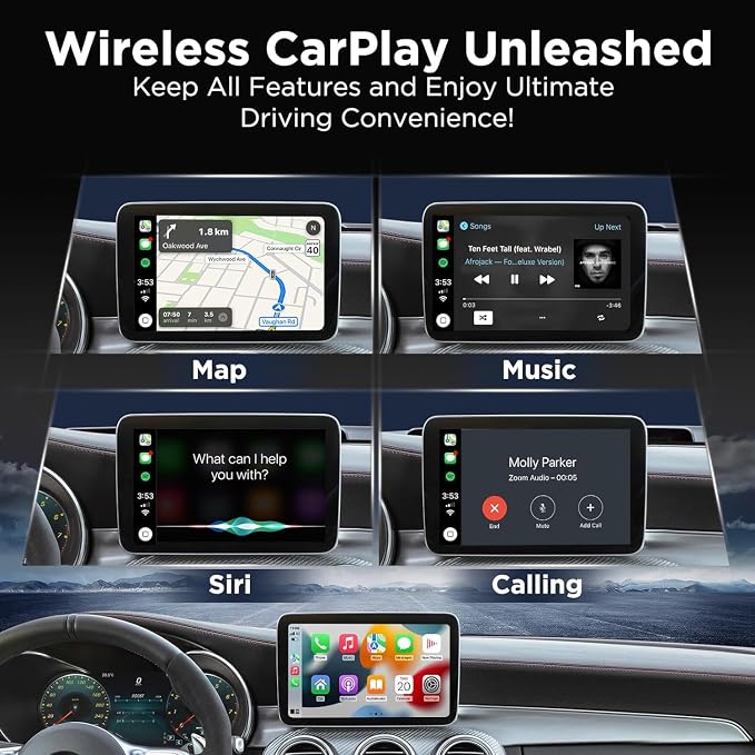 Wireless CarPlay Adapter for Apple iPhone，Wireless Carplay USB Dongle Converter - Image 3