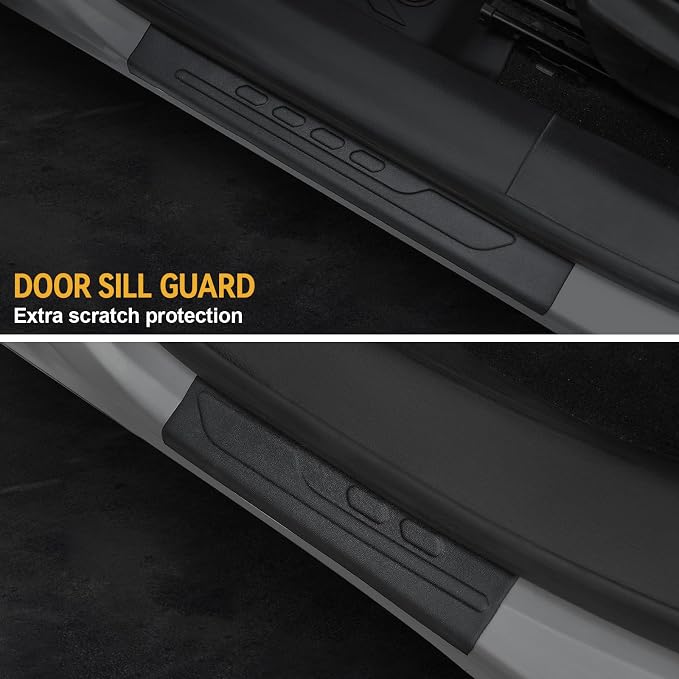 Floor Mats Set for 2017-2025 Jeep Compass Accessories, Full Coverage All - Image 7