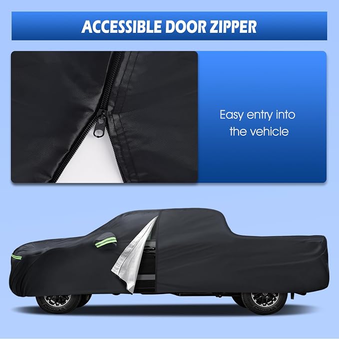 Car Cover Custom Fit for Toyota Tundra 5.5Ft Bed 2000-2025, Migaven Waterproof - Image 2