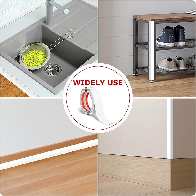Flexible Wall Corner Protector Moulding Trim Peel and Stick Wall Corner Guards - Image 5