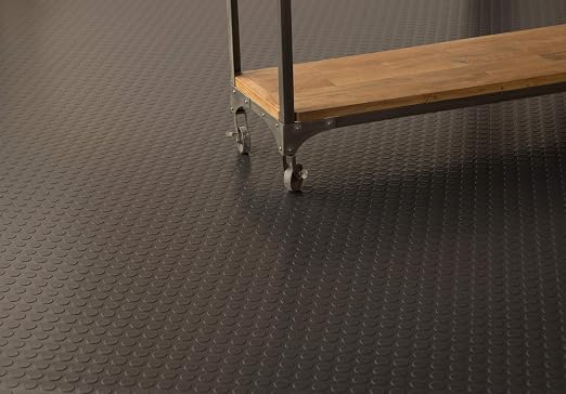 G-Floor Large Coin Pattern Vinyl Garage Floor Protector Mat, Extremely Durable - Image 5
