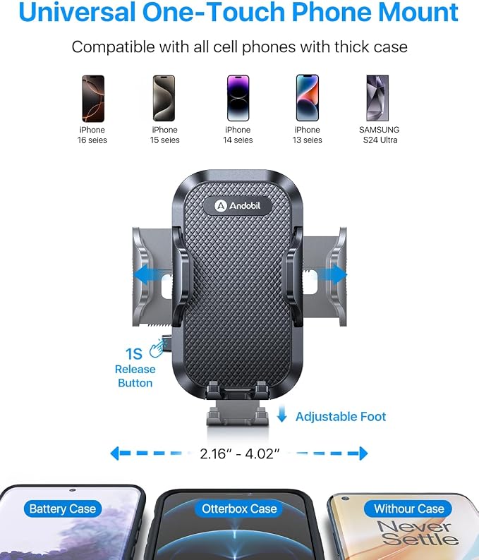 andobil Military-Grade Cup Phone Holder - Image 6