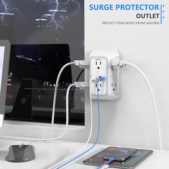 Outlet Extender Surge Protector - Image 6