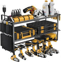 Power Tool Organizer with Charging Station: 7 Cordless Drills Holder Wall Mount by Unknown