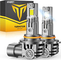 FAHREN Upgraded 9012 LED Bulbs, 60000LM 1000% Ultra-Bright, Real 1:1 Mini Size by Fahren