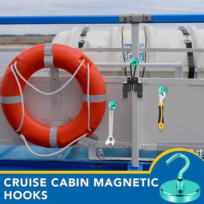LOVIMAG Cruise Ship Essentials, 110Lbs Cruise Door Magnets, Magnetic Hooks - Image 2
