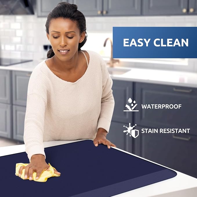 KitchenClouds Kitchen Mat Cushioned Anti Fatigue Rug 20"x32" Waterproof - Image 3