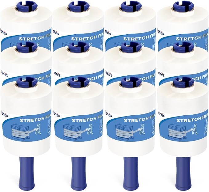 ADHES Mini Hand Stretch Wrap Film, 5 Inch x 1000 Feet, Shrink Wrap Roll by ADHESTAPEPERSUITOFPERFECTION