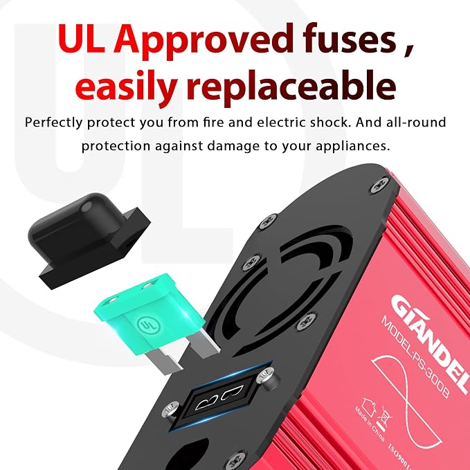 300Watt Pure Sine Wave Power Inverter - Image 6